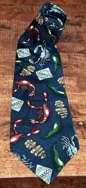 Tobasco Silk Tie Made in the USA (57 x 4 in)